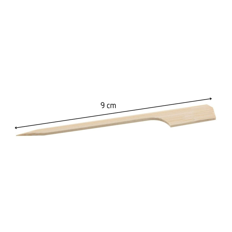 Lot de 200 piques en bois 9 cm Fackelmann
