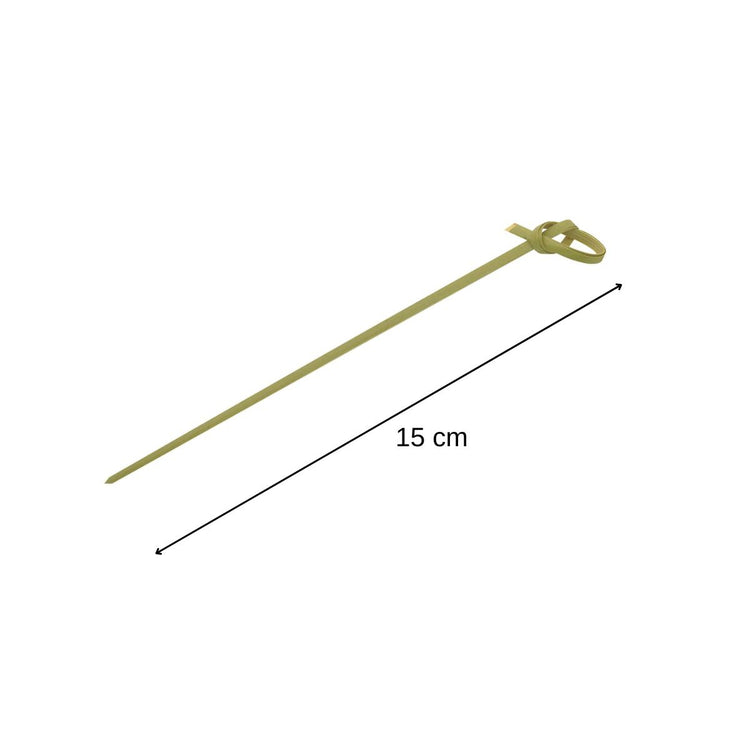 Lot de 100 pics à brochettes en bambou de 15 cm Fackelmann Wood Edition