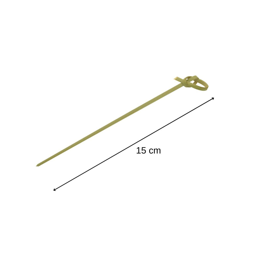 Lot de 100 pics à brochettes en bambou de 15 cm Fackelmann Wood Edition