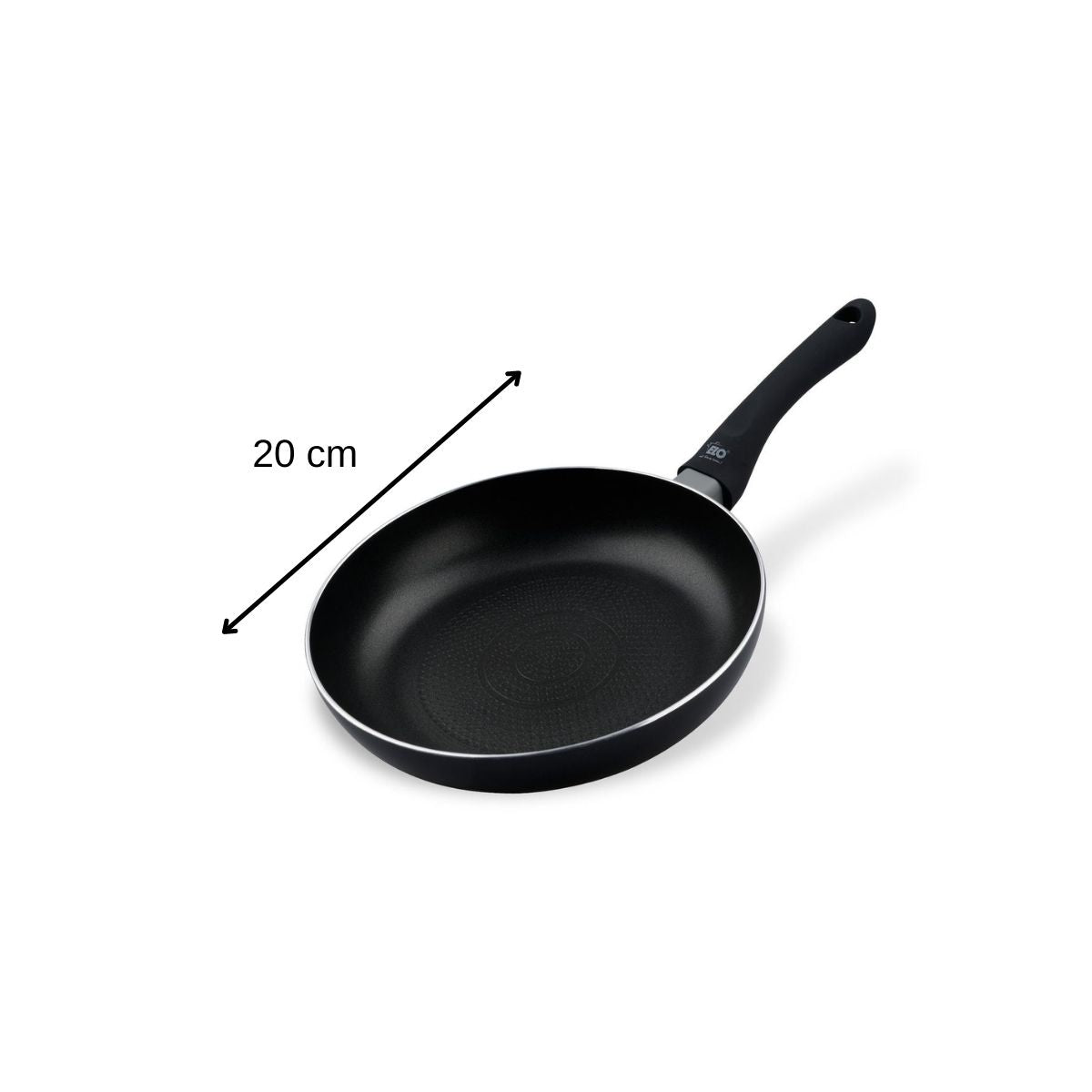 Poêle à frire en aluminium 20 cm avec couvercle en verre Elo Smart Life