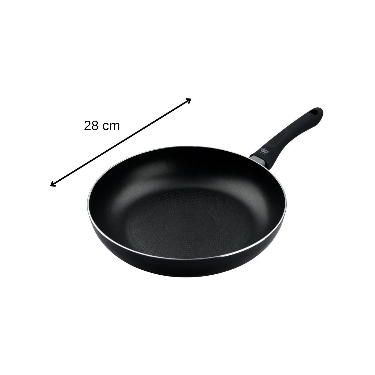 Poêle à frire en aluminium 28 cm avec couvercle en verre Elo Smart Life