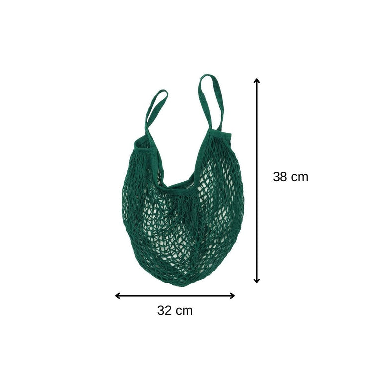 Lot de 3 sacs à provisions type filet de course Fackelmann Nature