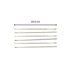 Lot de 12 fourchettes à crustacé en acier inoxydable 18,5 cm Fackelmann