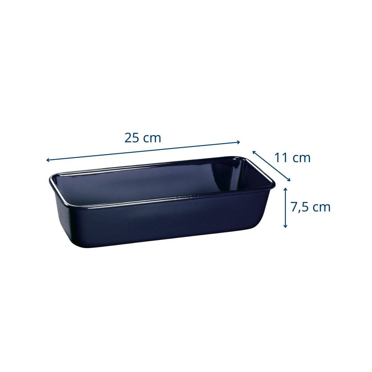 Lot de 2 moules à cake coins arrondis 25 cm Dr. Oetker Back Liebe