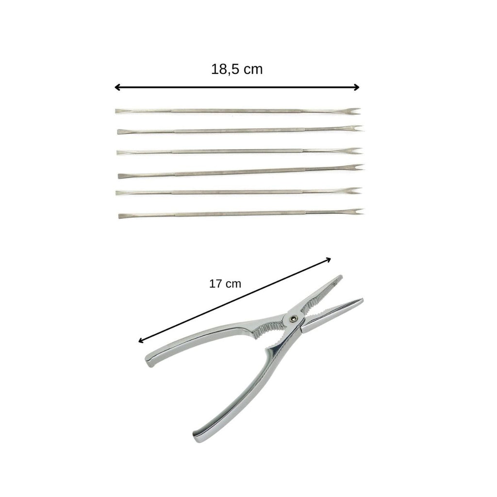 Ensemble de 2 ustensiles de cuisine pour crabes et homards Fackelmann Spécialités Culinaires