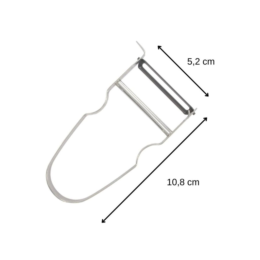 Lot de 2 rasoirs à légumes Castor en inox Fackelmann