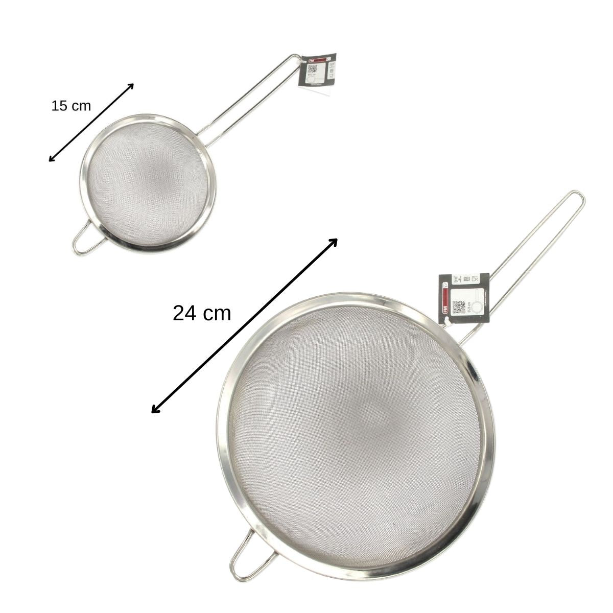 Set de 2 passoires inox 15 cm et 23 cm FM Professional