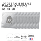 Lot de 2 packs de 8 sacs aspirateur 6733650 Miele TopFilter