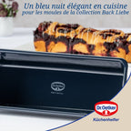 Lot de 2 moules à gâteaux 35/35 cm en acier Dr Oetker Back-Liebe