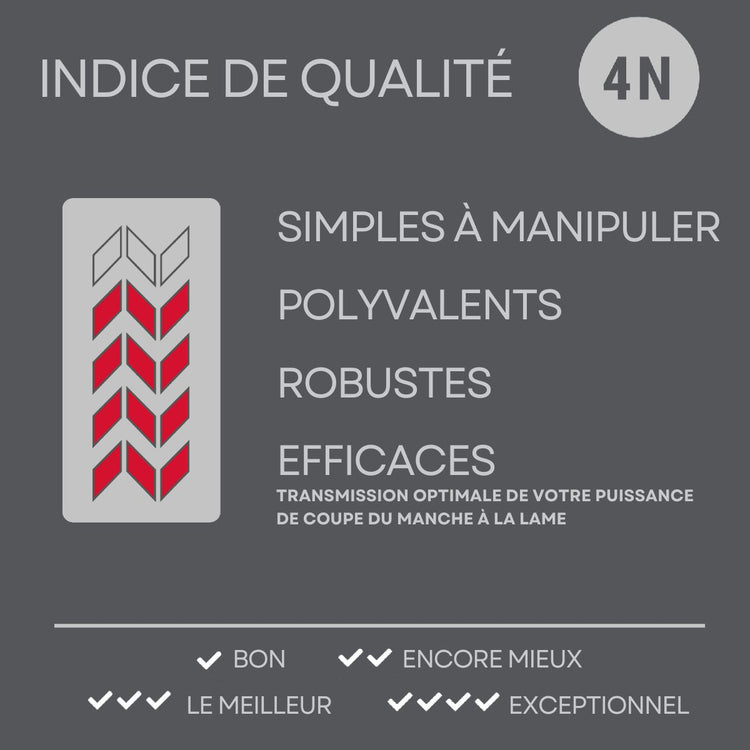 Set de 6 couteaux à légumes en acier inoxydable Nirosta Black Edition