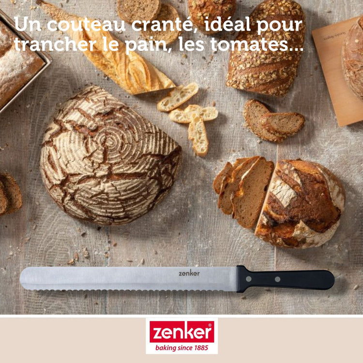 Set de 2 couteaux unitaires 30 cm en plastique Zenker Smart Pastry