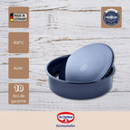 Lot de 2 moules à gâteaux 24,5/24,5 cm en acier Dr Oetker Back-Liebe