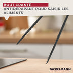 Ensemble de 2 Pinces de cuisine multifonction 31,1 cm Fackelmann Basic