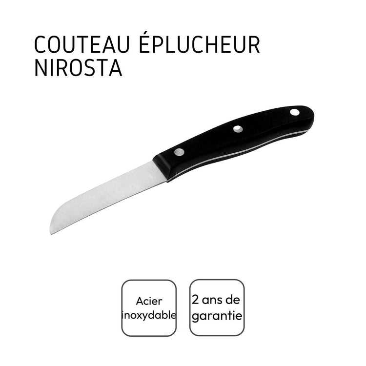 Set de 2 couteaux de cuisine 20 cm en inox Nirosta Fit