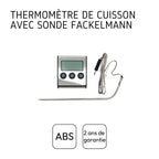 Set de 2 thermomètres de cuisine digital avec sonde Fackelmann Basic