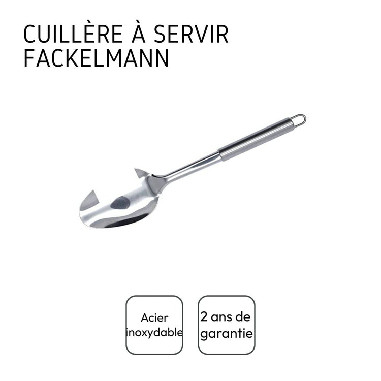 Set de 2 ustensiles de cuisine cuillère de service et cuillère de cuisine Fackelmann Elemental