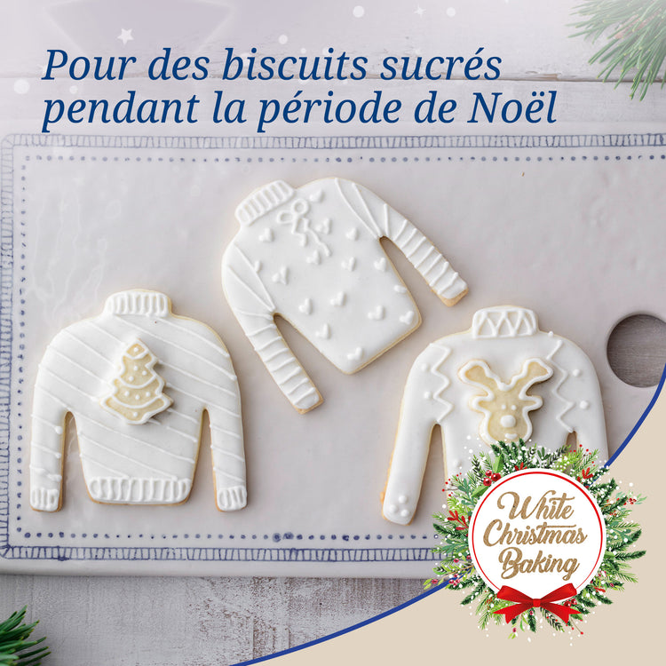 Ensemble de 3 emporte-pièces "Pull de Noël" Dr.Oetker Baker Edition