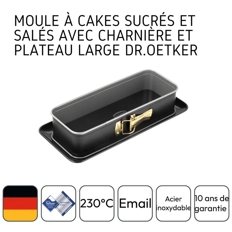 Moule à cake à charnière 30 cm Dr.Oetker Back-Idee Kreativ