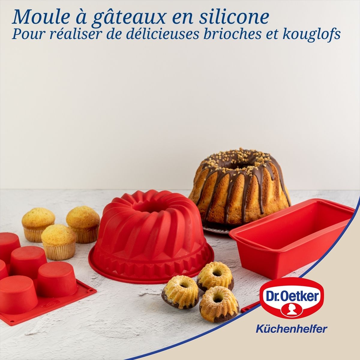 Moule à Kougelhopf 22 cm Dr.Oetker Silicone