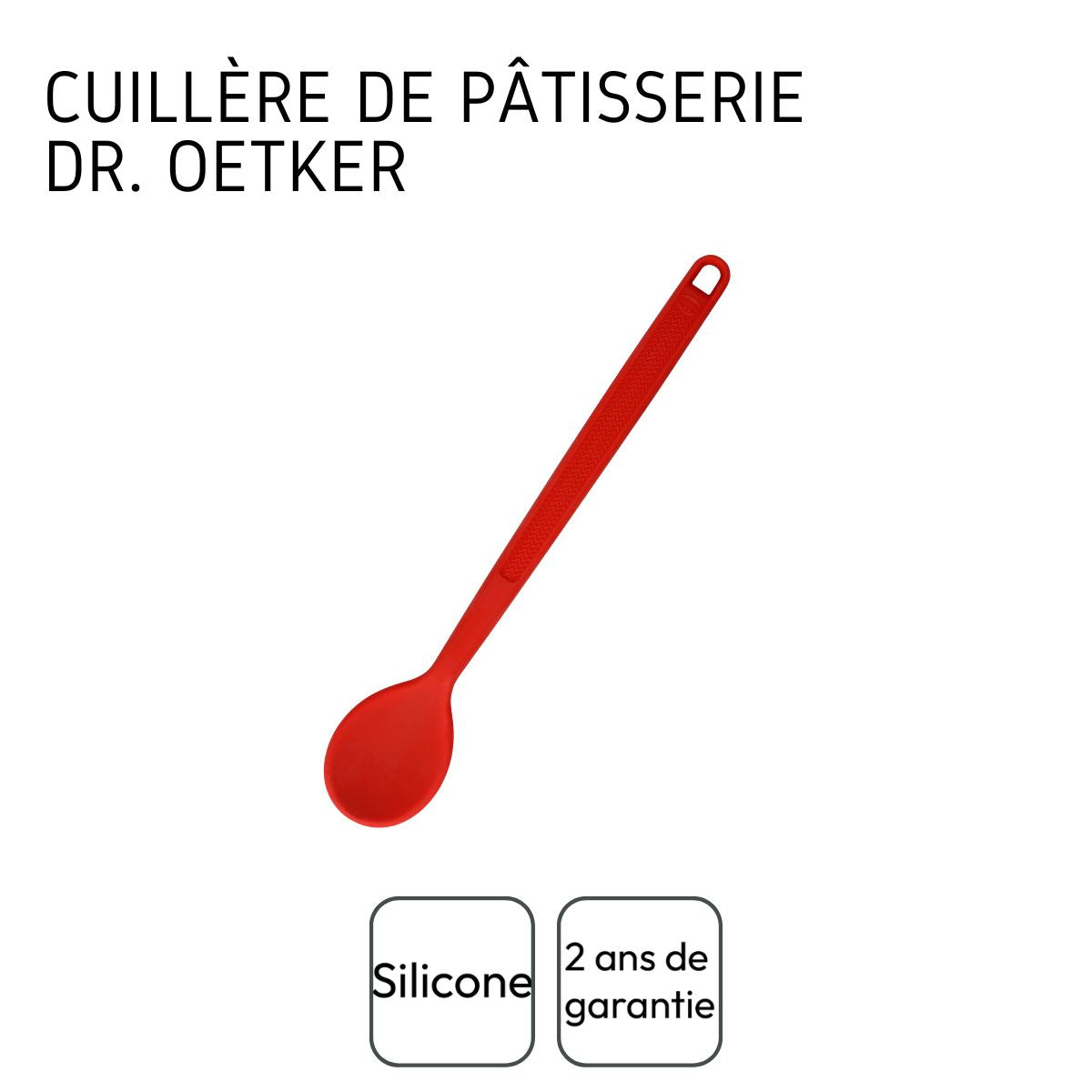 Cuillère en silicone FLEXXIBEL LOVE Dr Oetker