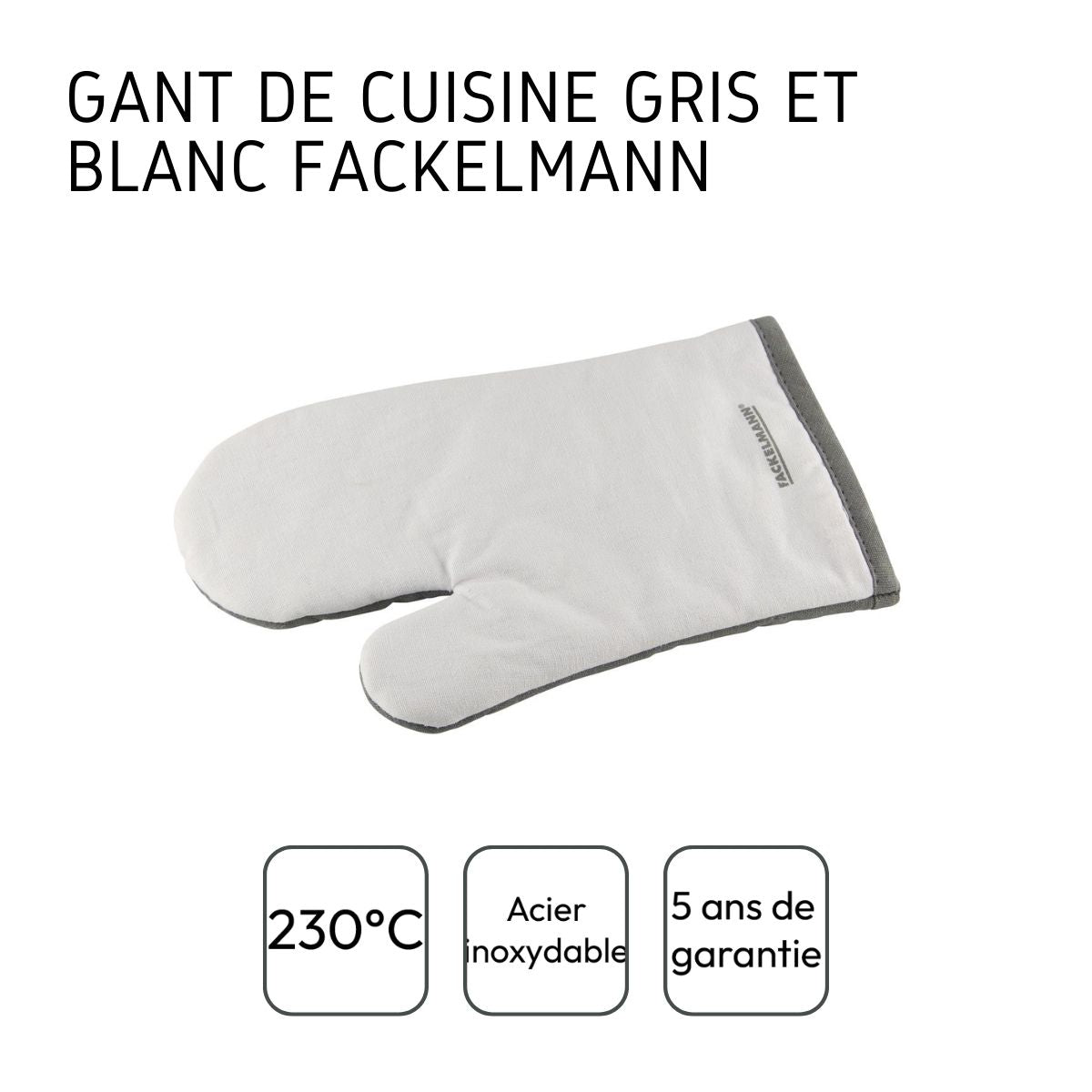 Gant de cuisine en coton Fackelmann