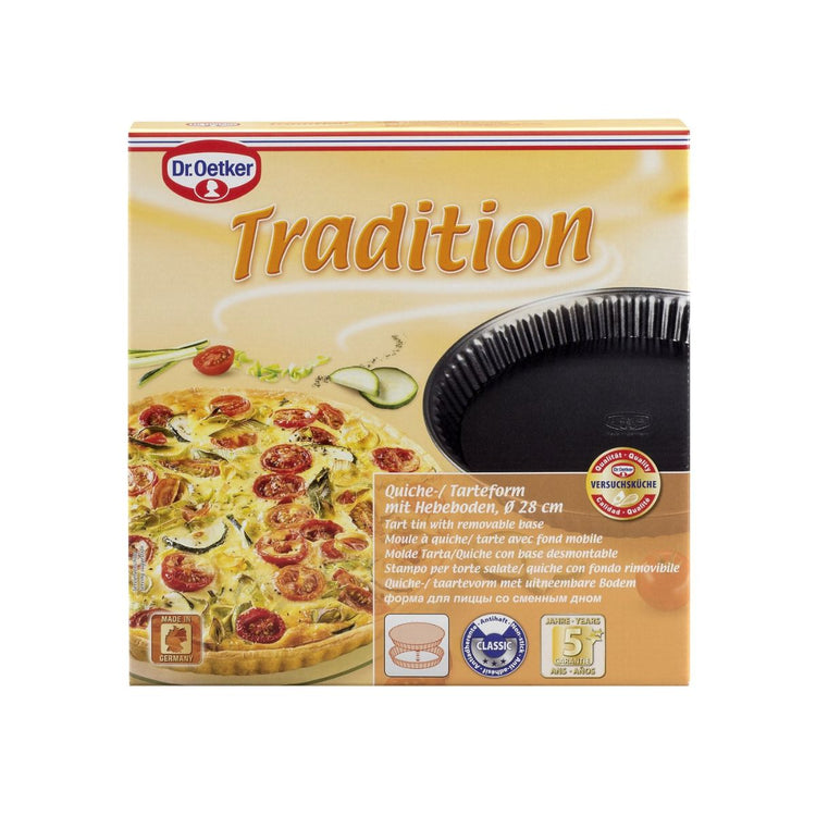 Moule à tartes 26 cm avec fond amovible Dr. Oetker Tradition