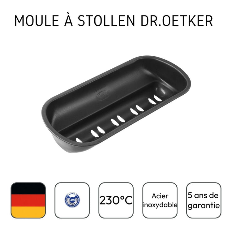 Moule à stollen type Moule à pain Dr Oetker Tradition