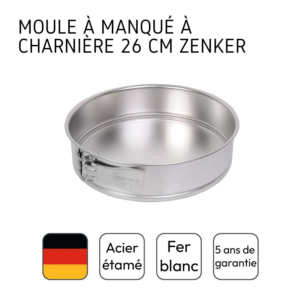 Moule à manqué à charnière 26 cm Dr.Oetker Classics