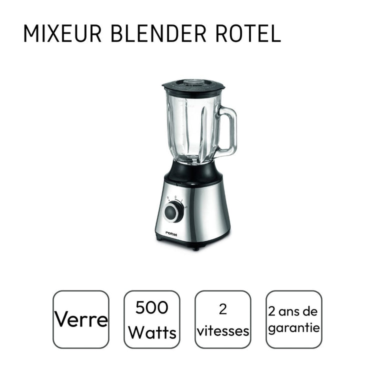 Robot mixeur blender 1,5 litres Rotel