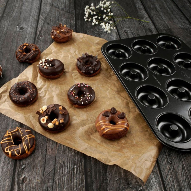 Moule donut et bagel 12 empreintes Dr. Oetker Tradition