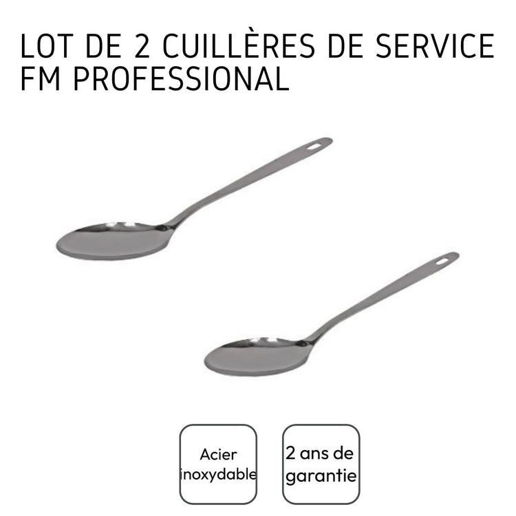 Lot de 2 cuillères de service FM Professional