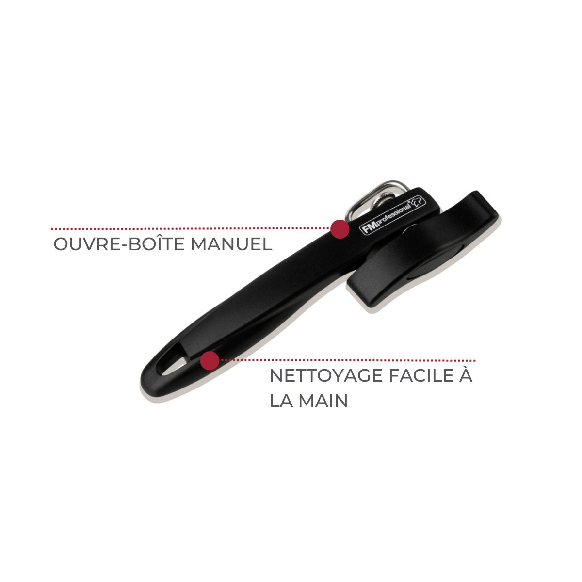 Ouvre-boîte manuel 19 cm FM Professional Divers