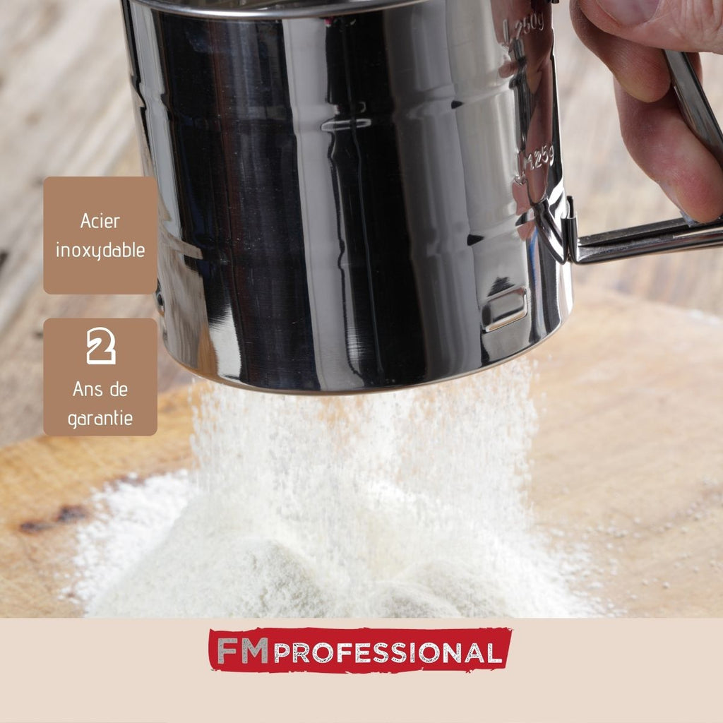 Tamis de farine en inox FM Professional