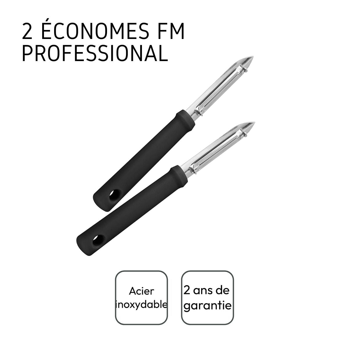 Lot de 2 économes FM Professional