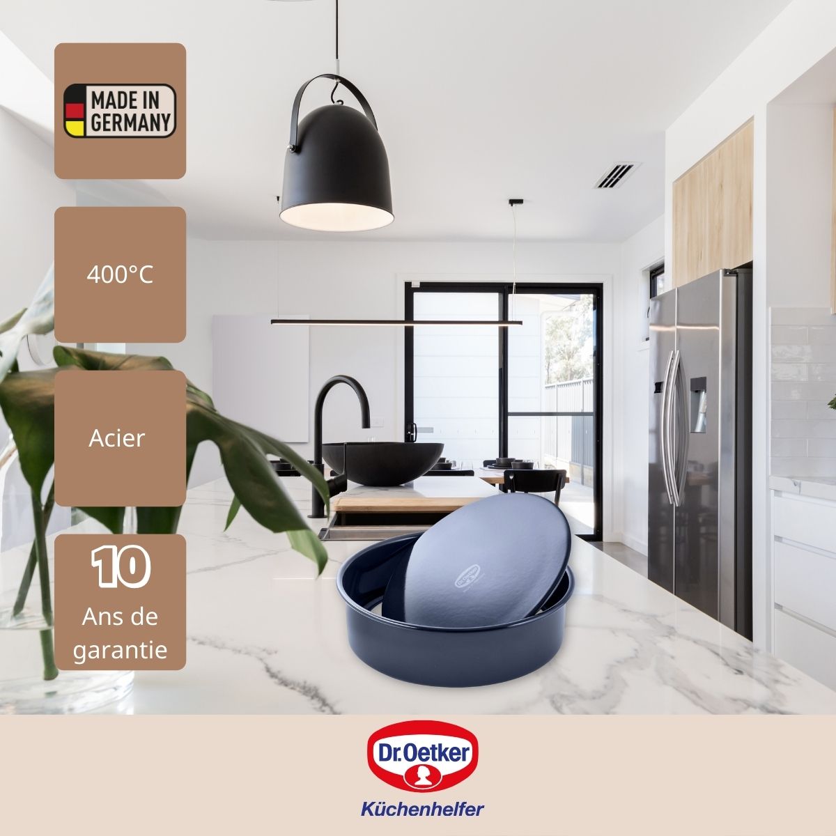 Moule à manqué à charnière 28 cm Dr Oetker Back Liebe