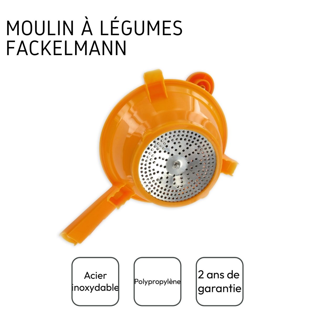 Moulin à légumes plastique 19 cm Fackelmann Handmade Tradition