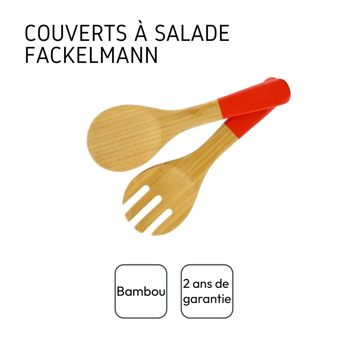 Couverts à salade en bois Fackelmann Wood Edition
