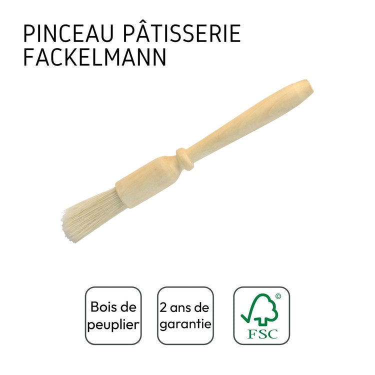 Pinceau à pâtisserie et cuisine Fackelmann Wood Edition
