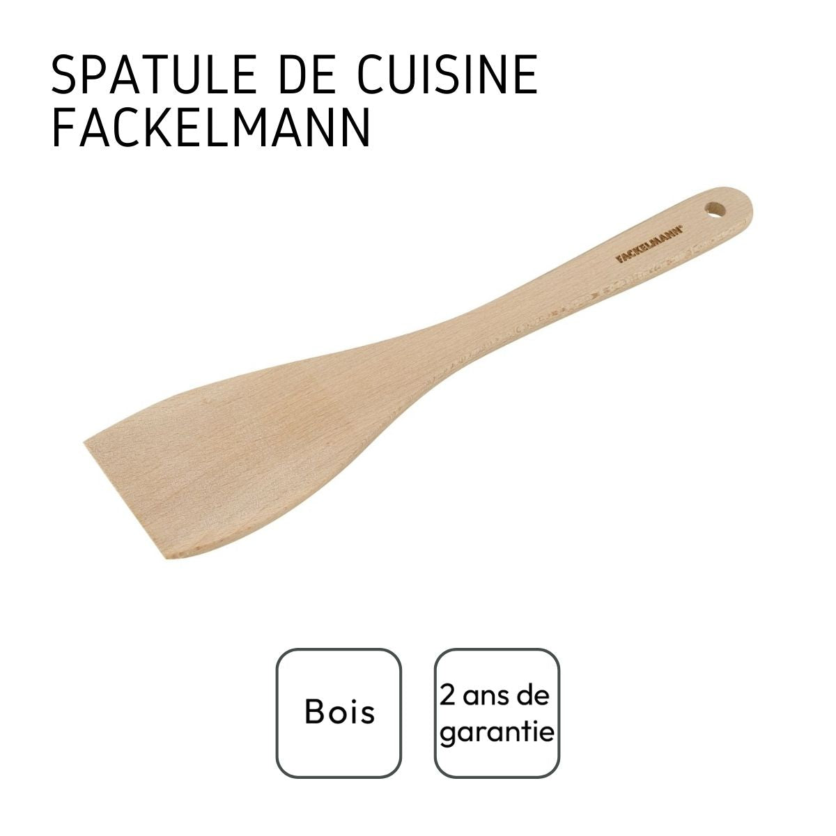 Spatule de cuisine en bois FSC Fackelmann Eco Friendly