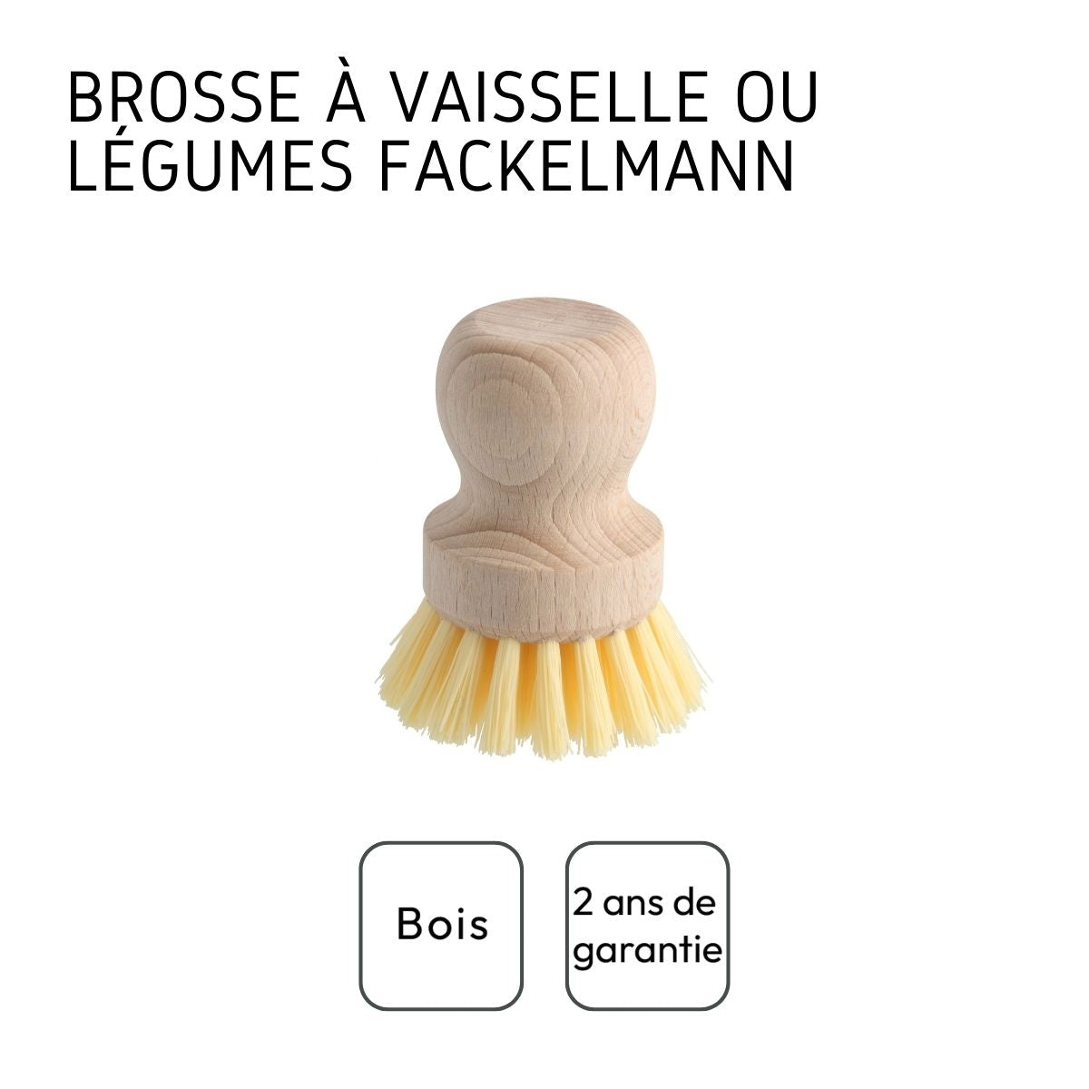 Brosse à vaisselle en bois écologique Fackelmann Eco Friendly