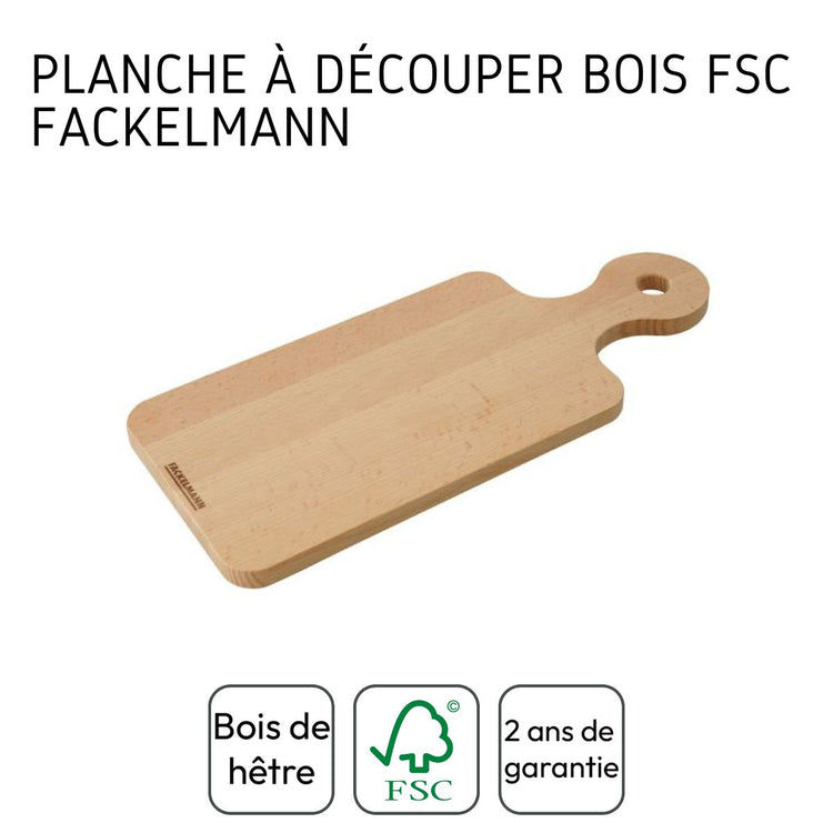 Planche à découper rectangulaire 35 cm Fackelmann Eco Friendly