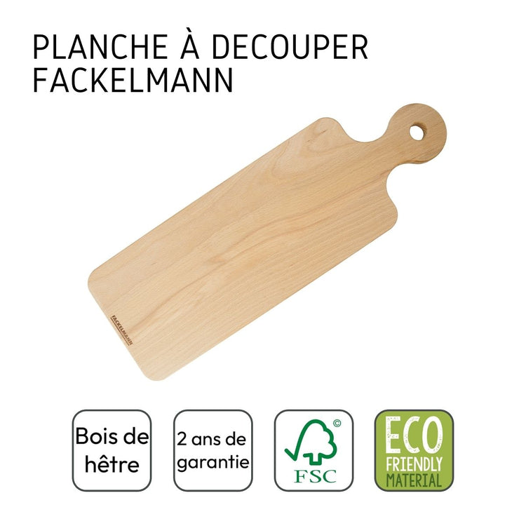 Planche à découper rectangulaire 45 cm Fackelmann Eco Friendly