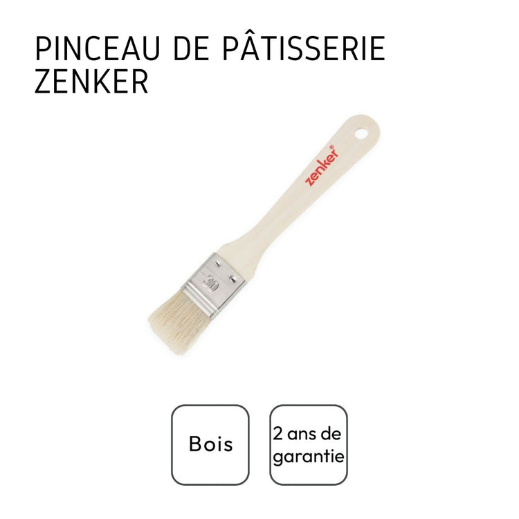 Pinceau de pâtisserie et de cuisine en bois FSC 18,5 cm en tout Zenker Smart Pastry