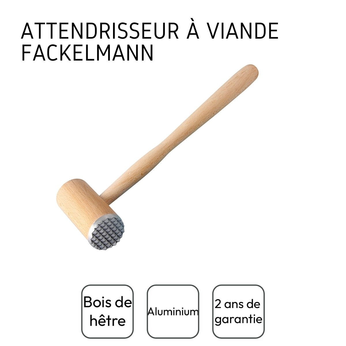 Attendrisseur à viande en bois Fackelmann Wood Edition