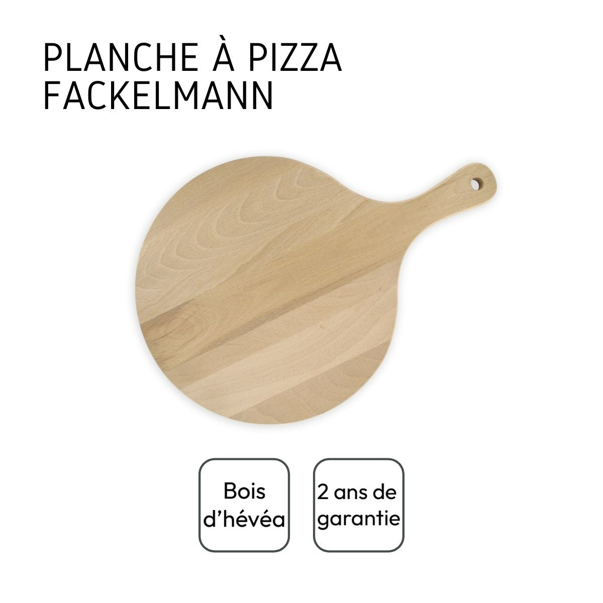 Planche à pizza et tarte flambée en bois Fackelmann Wood Edition