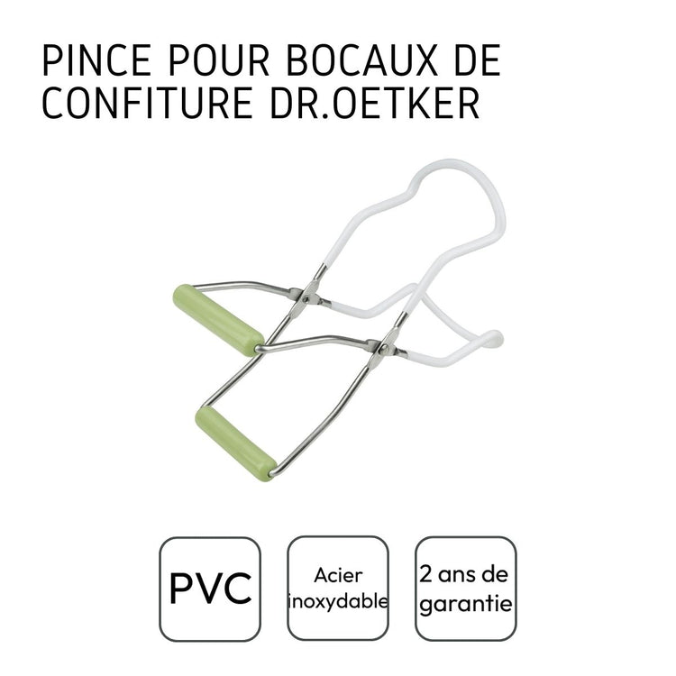 Pince à bocaux en verre Dr Oetker Confiture