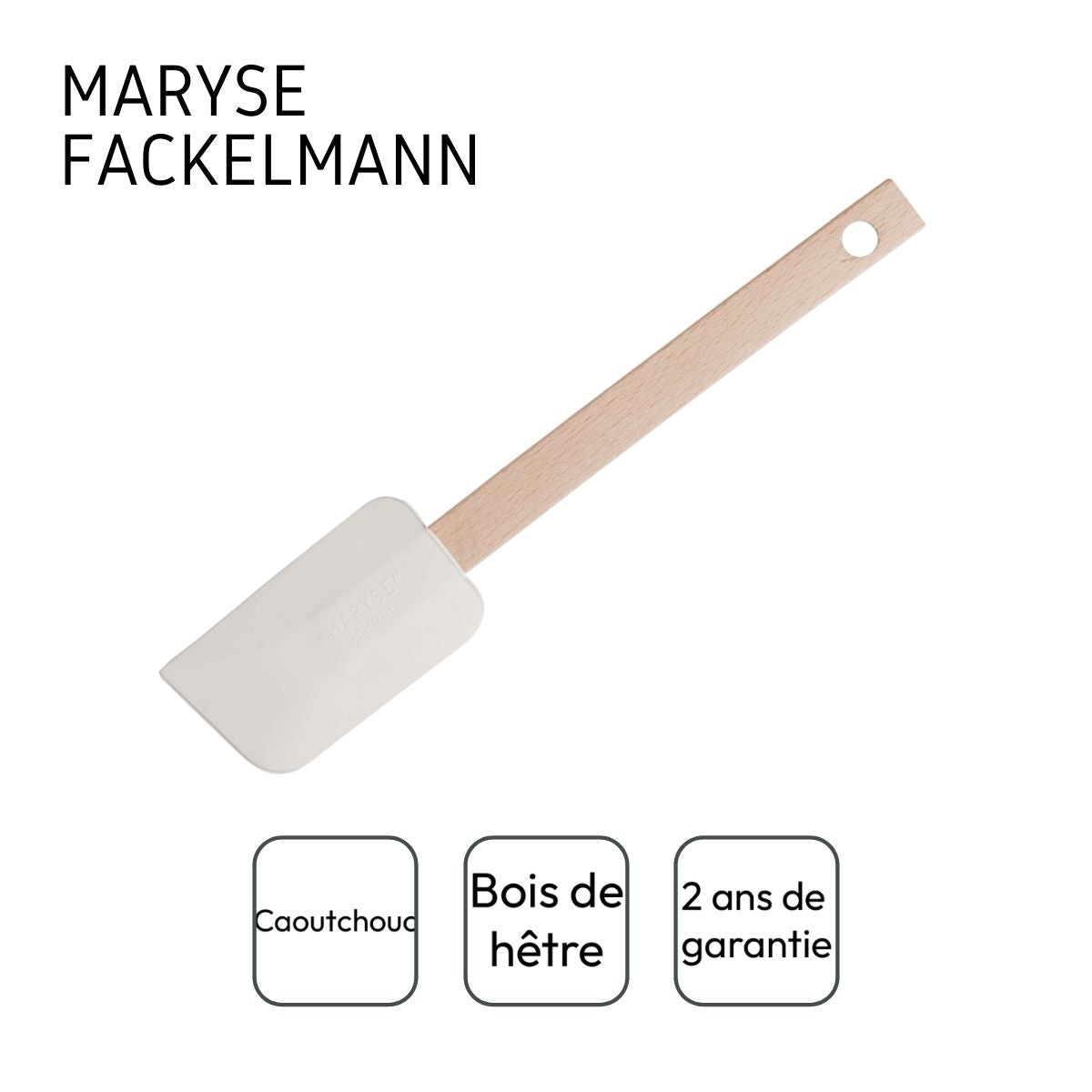 Spatule à pâtisserie Maryse avec manche en bois Maryse Fackelmann