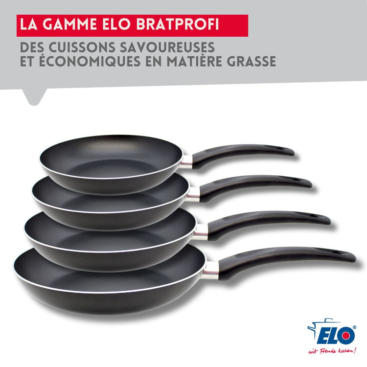 Poêle de cuisson avec revêtement anti-adhésif 20 cm Elo Bratprofi