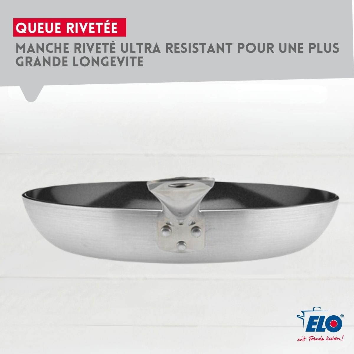 Poêle de cuisson avec revêtement céramique sans PFAS 32 cm Bistro Line Elo