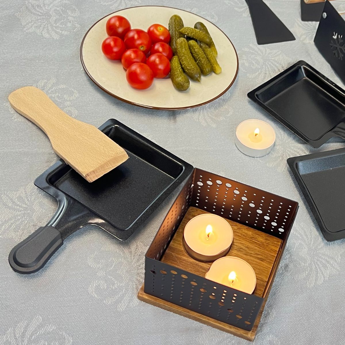 Appareil à raclette individuel à bougie Fackelmann Spécialités Culinaires